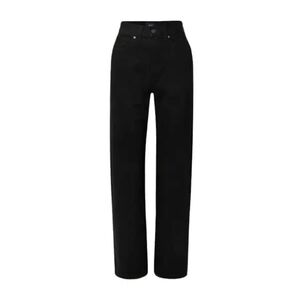 KHAITE High Rise Black Jeans